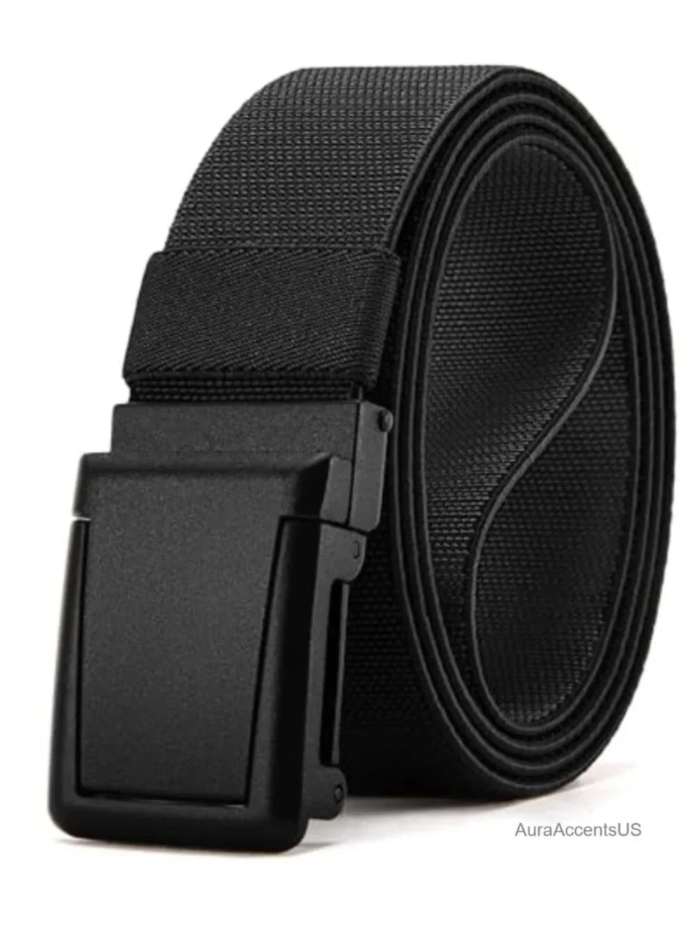 Tactical Belt Men - Stretch Nylon Quick Release Flip Buckle Duty Belt